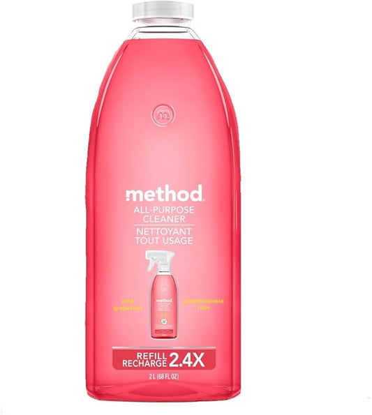 Method All-Purpose Cleaner Refill, Pink Grapefruit, 68 Fl Oz-DeskLoop Office