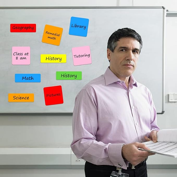 Dry Erase Magnetic Labels Large 12"x 4", Big Magnetic Labels - Image 5