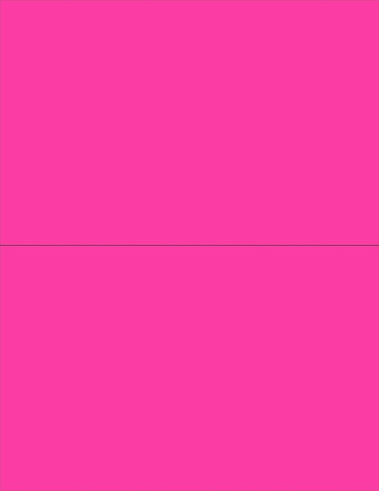 NextDayLabels - 8-1/2 x 11 Neon Color High Light Fluorescent Labels by NextDayLabels