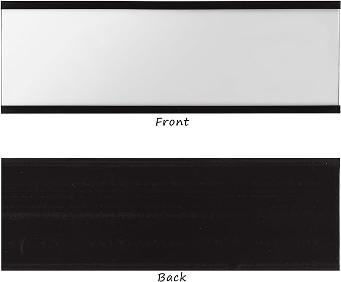 Realth C Channel Magnetic Label Holders 50 Pack 1'' x 4'' - Image 5