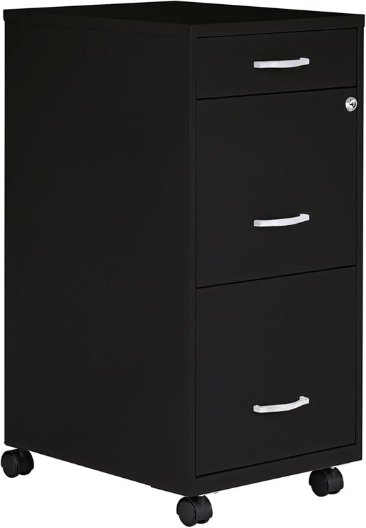 Lorell LYS SOHO Box/File/File 3-Drawer Mobile File Cabinet by Lorell