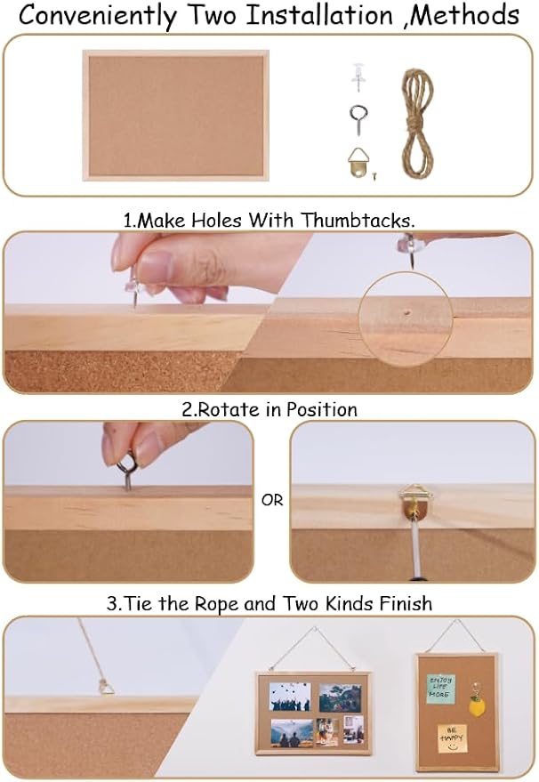 DAHAPYBOO Cork Board for Office - Image 2