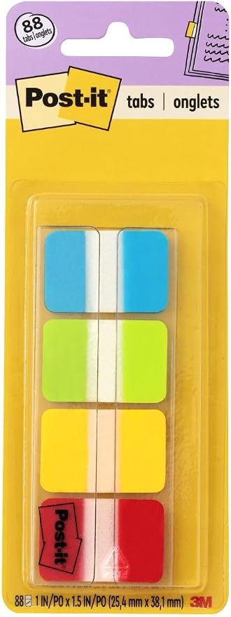 Post-it Tabs, 1 in Solid, 88/Dispenser - Image 2