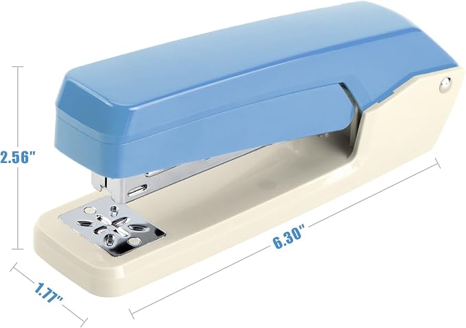 Deli/EZWORK Swing-Arm Swivel Stapler, 25 Sheets Capacity, 360 Degree Rotate - Image 6
