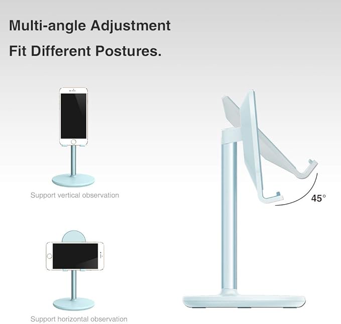 Bright Stone Phone Stand for Desk, Adjustable Cell Phone Holder for Desk - Image 5