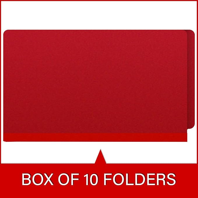 Ecom Folders End Tab Pressboard File Folders | Legal Size 25 Pt Stock - Image 6