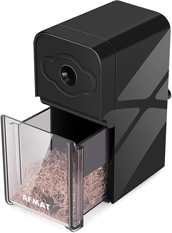 AFMAT Long Point Pencil Sharpener, 8-20mm Long Pencil Nibs, Self-Feed & - Image 8