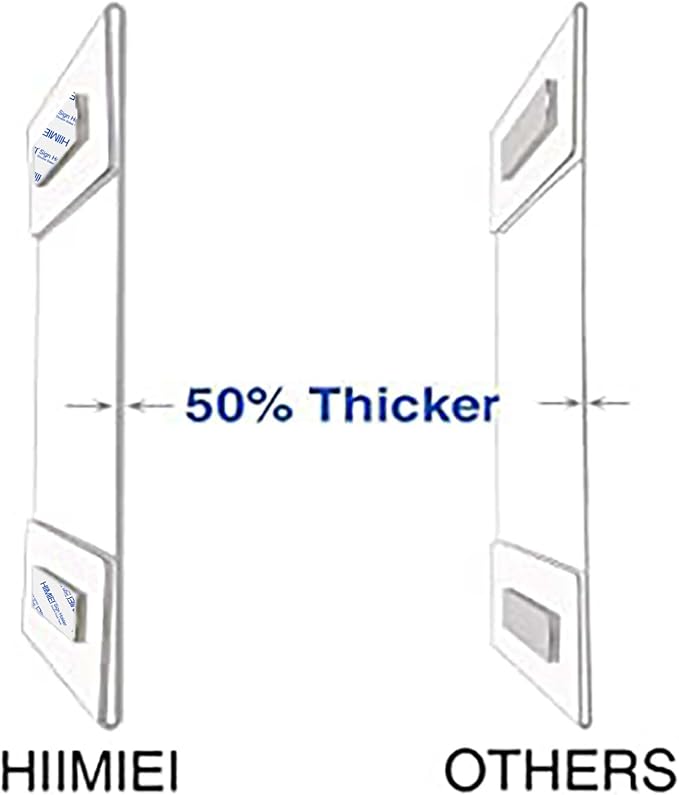 HIIMIEI Acrylic Sign Holder 8.5 x 11 Wall Mounted - Image 4