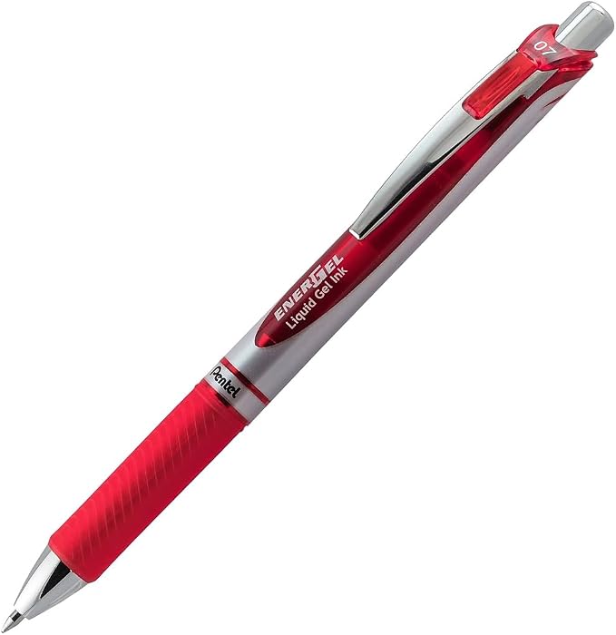Pentel EnerGel RTX Retractable Liquid Gel Pen, Medium Line, Metal Tip - Image 2
