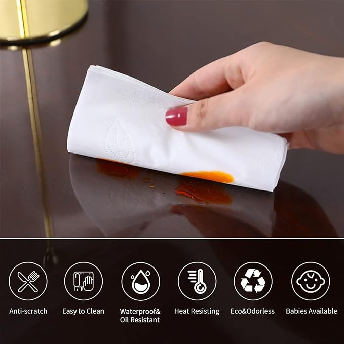 Heavy Duty Clear Table Protector Square 39x39 Inch 1.5mmThick Computer Pad Mat - Image 4