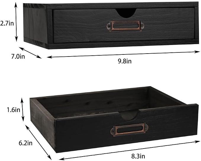 Wooden Storage Box Apothecary Drawers Vintage Wooden Drawers Wood Desktop - Image 3