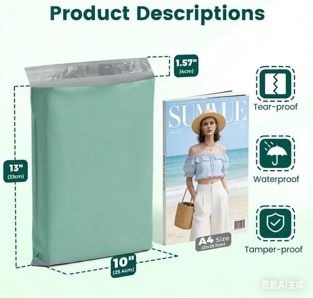 Metronic Poly Mailers 10x13 50 Pack, Shipping Bags - Image 2