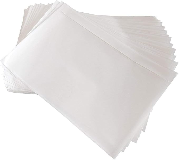 6" x 9" Clear Adhesive Top Loading Packing List Pouches Shipping Label Envelopes - Image 3