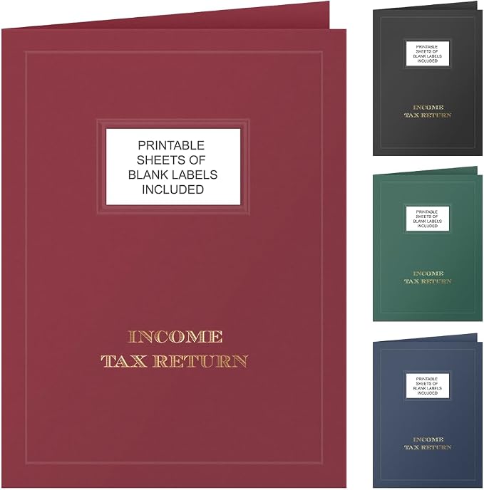 The Gallery Collection, Income Tax Return Pocket Folders, by TheGalleryCollection