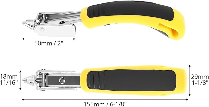QWORK Heavy Duty Staple Remover Staple Puller Tool, 2 Pack Upholstery Staple - Image 6