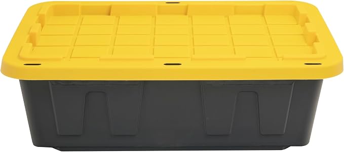 CX BLACK & YELLOW�, 15-Gallon Heavy Duty Tough Storage Container & Snap-Tight - Image 7