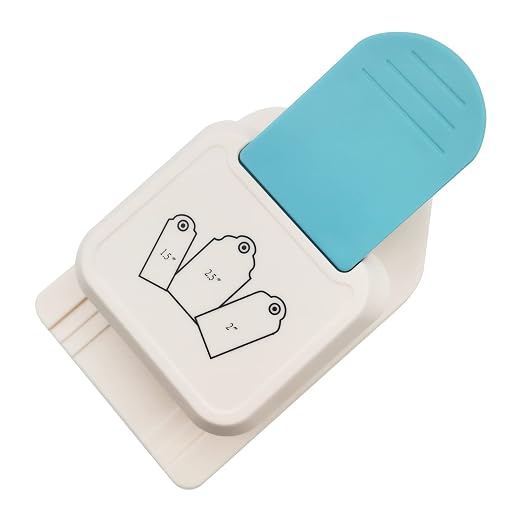 3 in 1 Craft Tag Punch, 1.5/2/2.5 Inch Gift Tag Paper Punches by XHKDSYMC