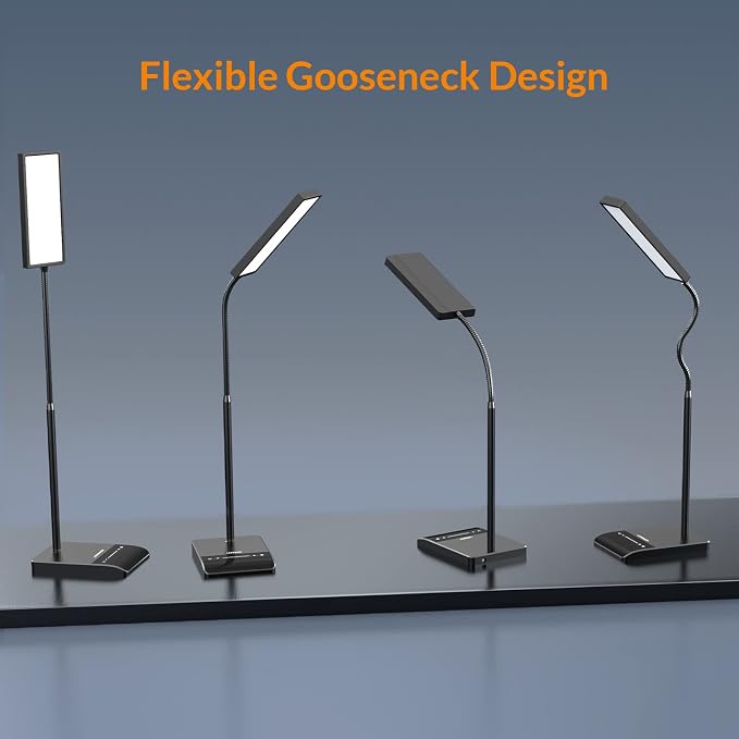 LEPOWER Desk Lamp, 800LM LED for Home Office, True Eye-Caring for Reading | 50 - Image 6