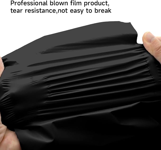 Black Poly Mailers 10x13 Inch, 100 Pack | Self-seal shipping bags - Image 5