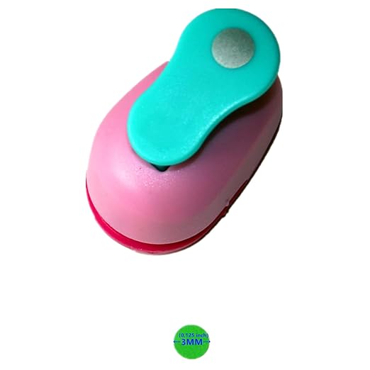 CADY Crafts Punch 1/8 inch(3mm）Circle Punches Craft Lever Punch Handmade Paper - Image 2