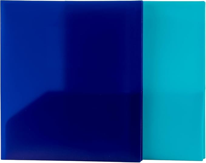 Smead 10-Pocket Organizer, Letter Size, 2 per Pack, 1 Each of Dark Blue and Teal - Image 4