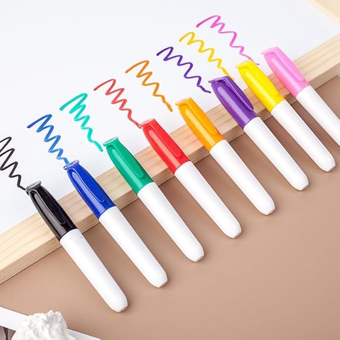 SKKSTATIONERY 36-Pcs Mini Dry Erase Markers, Marker Pens 3.5'' - Image 2