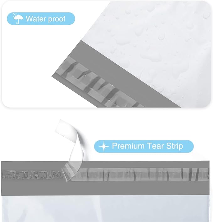 Fuxury 12x15.5" Poly Mailers 100Pcs, Sturdy Shipping Bags - Image 4