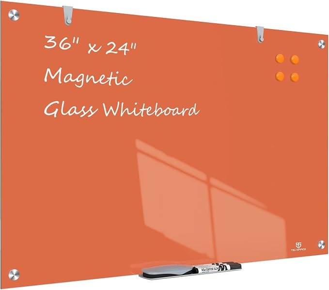 TSJ OFFICE Glass Dry-Erase Board by TSJOFFICE