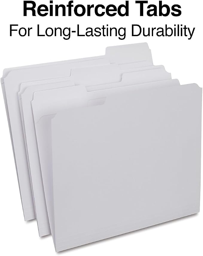 Staples File Folder, Letter Size, Reinforced 3‑Tab Design - Image 6