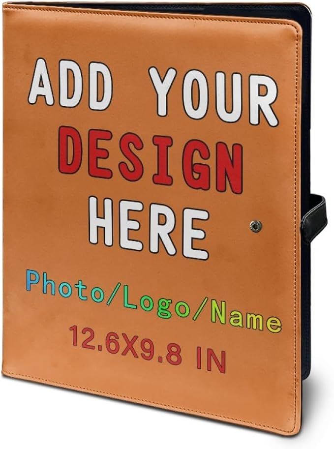 Personalized Padfolio with Logo Photo Name, Custom Business Portfolio Folder - Image 5