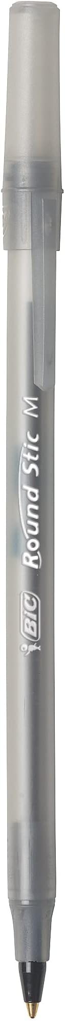 BIC Round Stic Xtra Life Ballpoint Pen, Medium Point, Flexible Round Barrel - Image 7