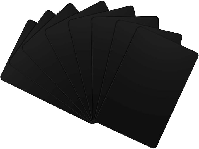 250 Pack - Premium Blank PVC Cards by Klmnduo