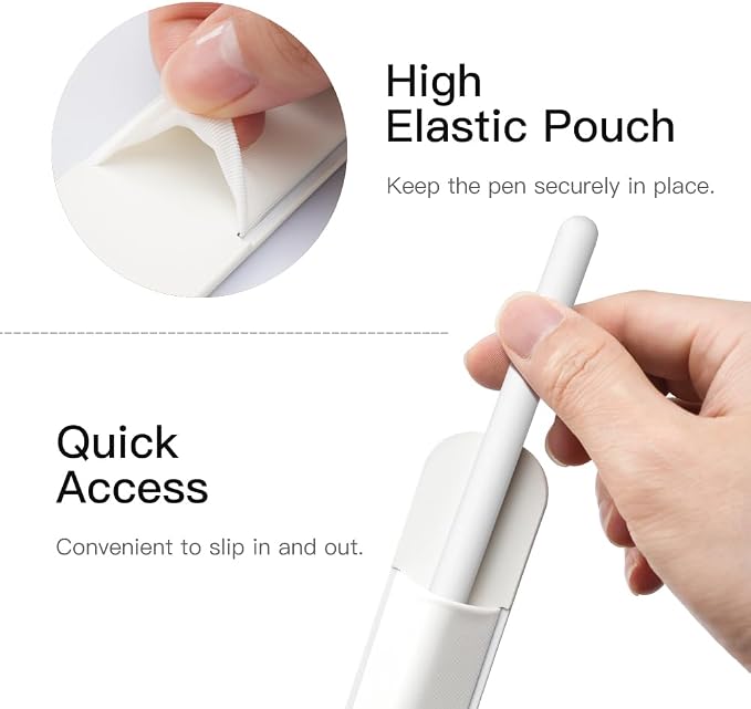 MoKo Pencil Holder Sticker Fit Apple Pencil Pro, Apple Pencil, iPencil 1st/2nd - Image 5