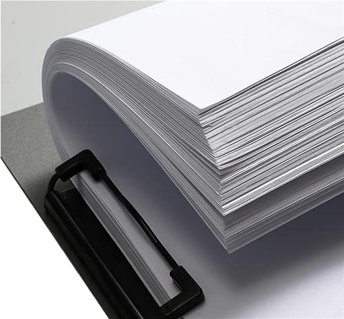 White Clipboard Folder, A4 Clipboard Horizontal and Vertical Metal Clips | 2 - Image 6