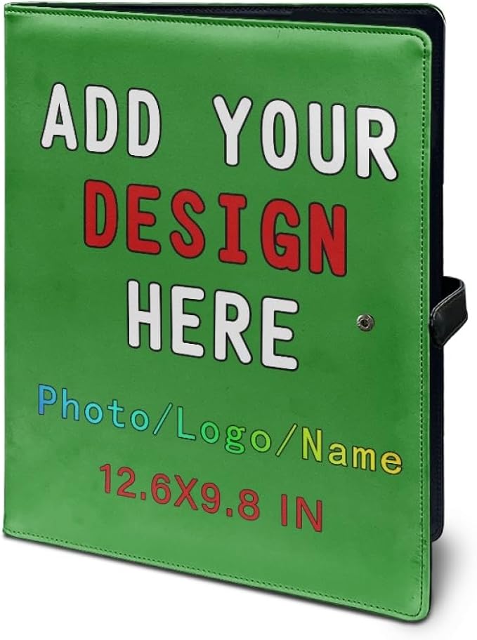 Personalized Padfolio with Logo Photo Name, Custom Business Portfolio Folder - Image 5