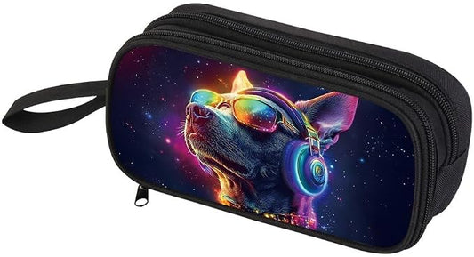 HiGaits Pencil Case for Boys, Durable Pen Box Dog by Unknown