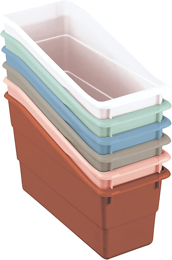 Really Good Stuff Durable Book and Binder Holders- Set of 6 Boho Colors | - Image 2