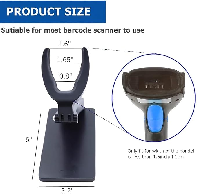 Universal Scanner Holder Free-Installed Barcode Scanner Holder Adjustable - Image 4