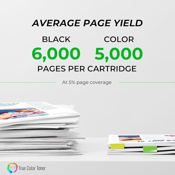 TCT LC406XL Ink Cartridge 4 Pack - Compatible Replacement for Brother LC406XL High Yield, Works with Brother MFC-J4335 J4345 J4535 J5855 J5955 Printers (Black, Cyan, Magenta, Yellow)-DeskLoop Office