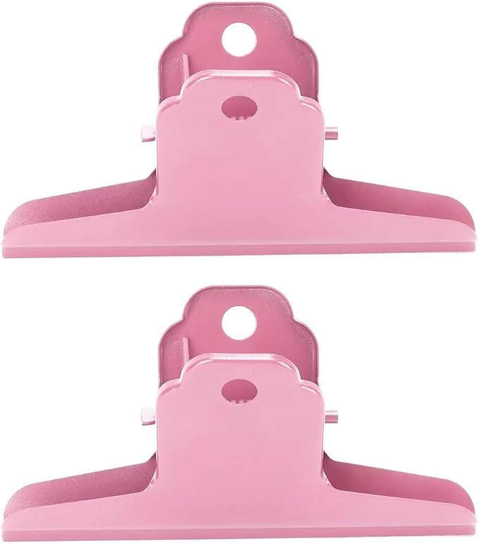 2PCS Extra Large Binder Clips Metal Bulldog Clips Large Paper Clamps Holder by SEEKRARE
