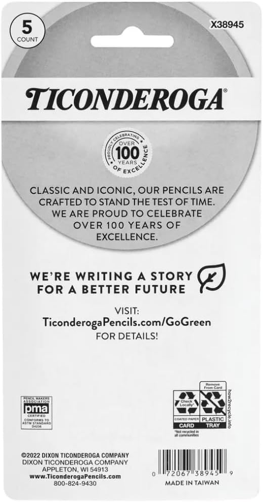 Ticonderoga Wedge Erasers, 12 Packs, 60 Erasers Total - Image 4