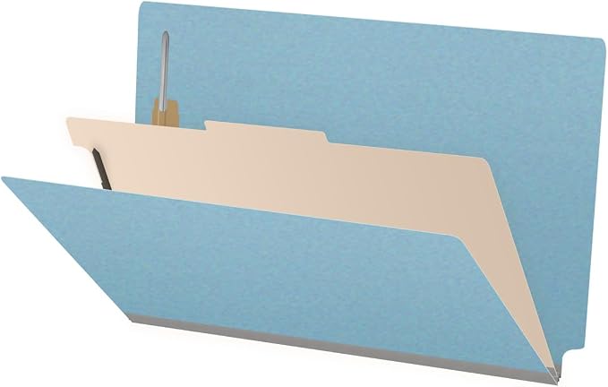 Ecom Folders Top Tab Pressboard Classification Folders | Legal Size 25 Pt Stock by Ecom+Folders