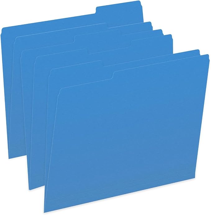 Ecom Folders Top Tab File Folders | Letter Size 11 Pt Stock by Ecom+Folders
