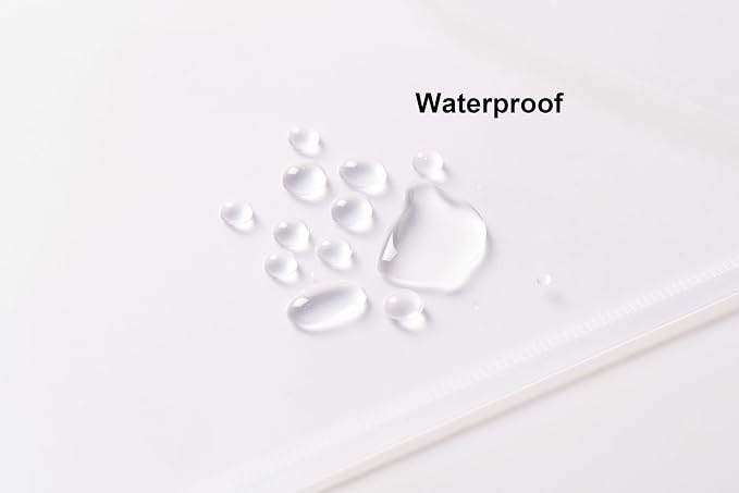 8.5 x 11 Vertical Clear Letter Sized Plastic Envelopes Document File Storage - Image 3