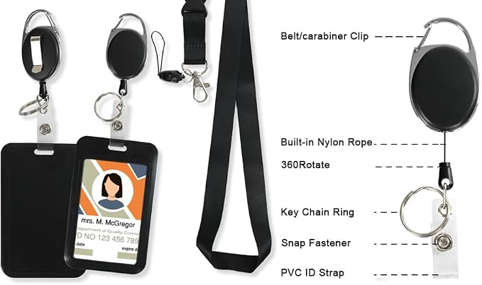Retractable ID Badge Holder - Image 8