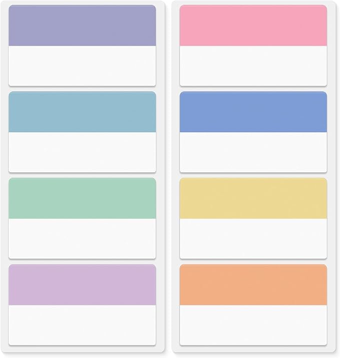 Mr. Pen- Sticky Index Tabs, 240 Pcs, Colorful Sticky Tabs for Notebooks, Page Markers, Page Tabs for Binders, Page Tabs Sticky Tabs for Books, Notebook Tabs, Book Sticky Tabs for Notebooks-DeskLoop Office