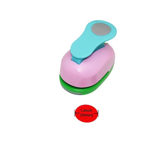 CADY Crafts Punch Circle Punches 1.2 inch Craft Lever Punch Handmade Paper - Image 2