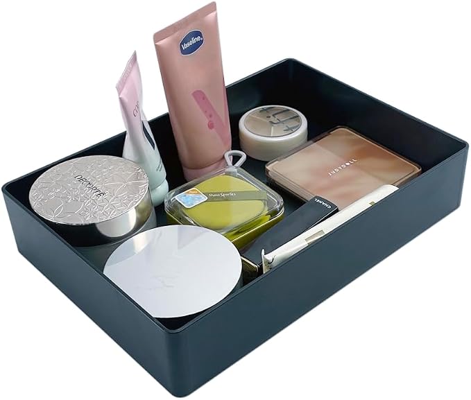 Amazon Basics Rectangular Plastic Desk Organizer - Image 5