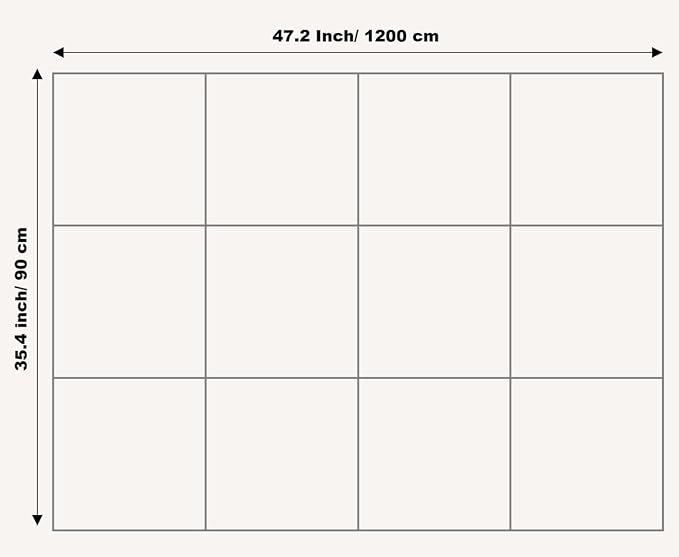 DECORITA Green Cork Board Alternative | Giant Pin Board Notice Board | Felt - Image 3