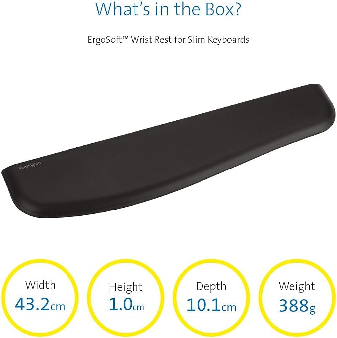 Kensington ErgoSoft Wrist Rest for Slim Keyboards - Image 7